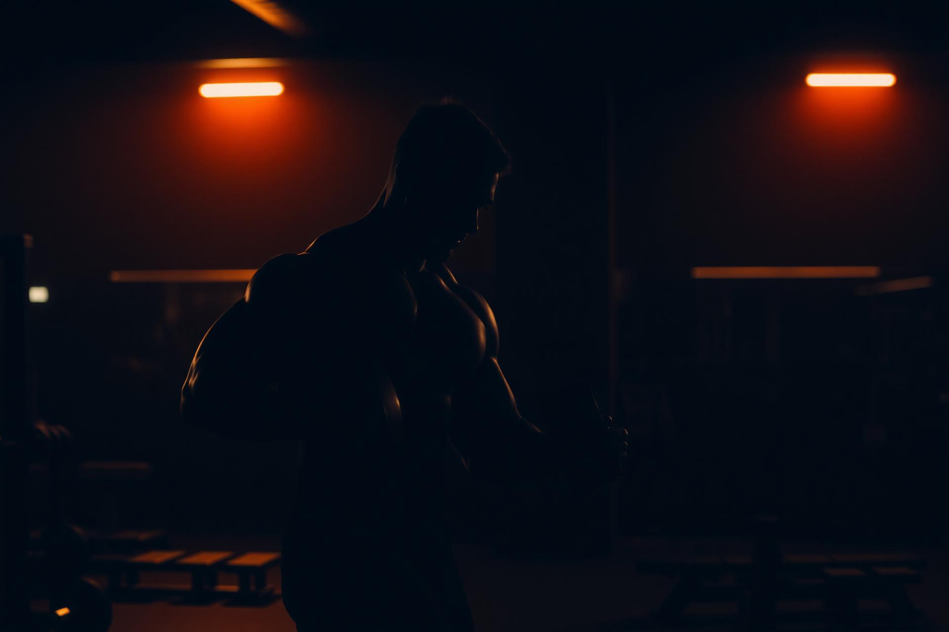 Treino na academia